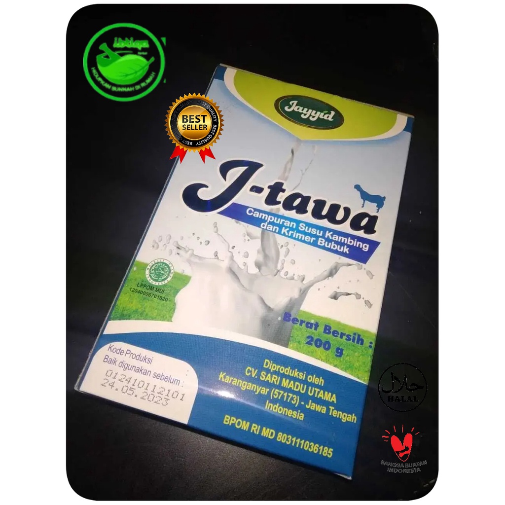 

Susu Kambing Etawa J-tawa | J tawa BPOM 200 gr | Campuran Susu Kambing Dan Krimer Bubuk 100% Original