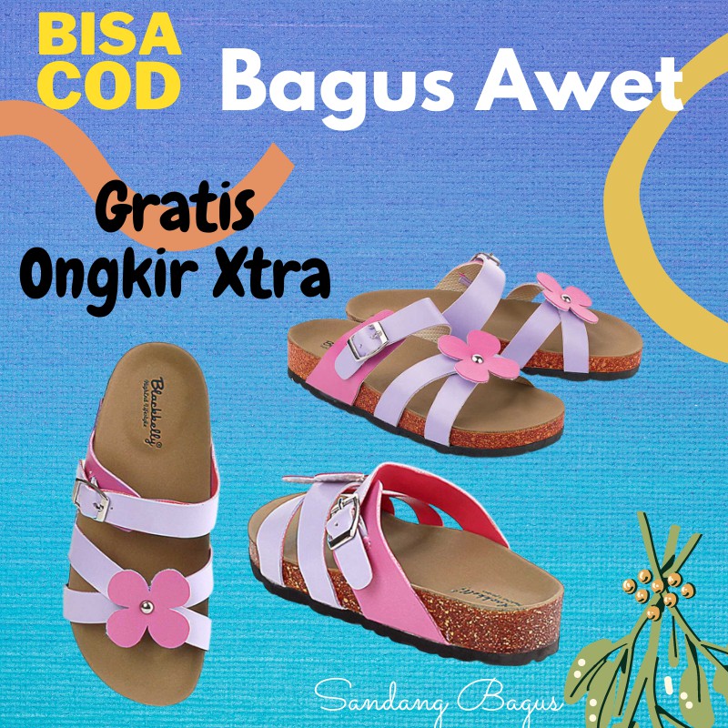 Sandal Anak Perempuan Umur 3 4 5 6 7 8 9 10 Tahun Sendal Teplek Selop Anak Cewek Kekinian Bandung Shopee Indonesia