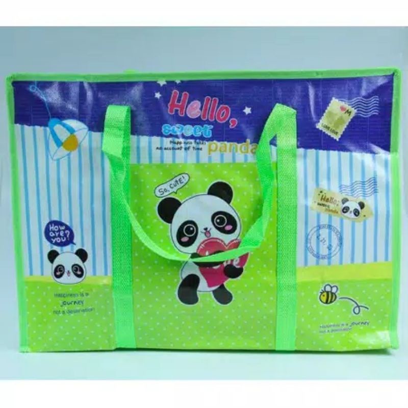 Tas Belanja Karung Plastik Saku Jumbo 60x45 cm Tas Serbaguna