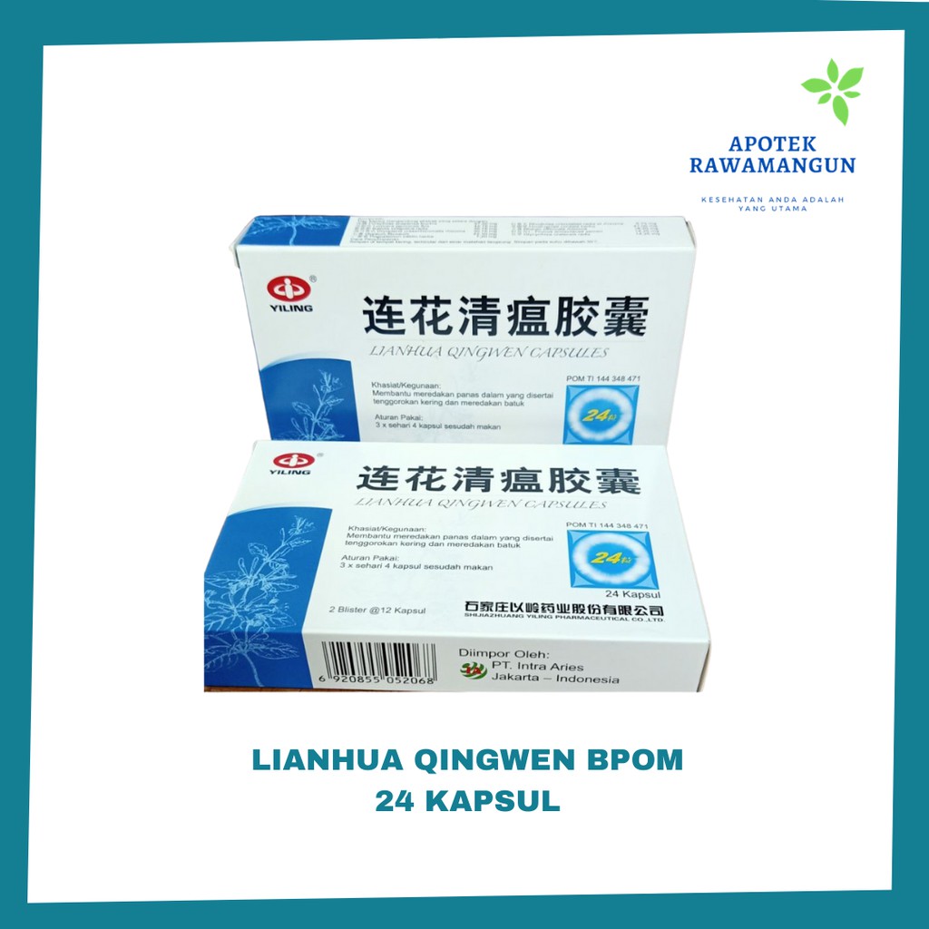 Lianhua Qingwen 24 Kapsul Original