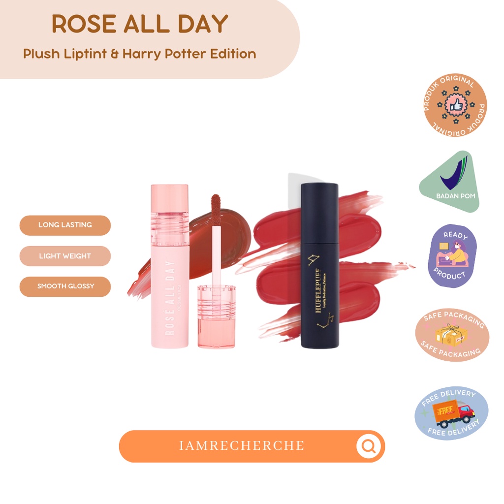 ROSE ALL DAY Plush Lip Tint & Lip Tint Harry Potter Edition