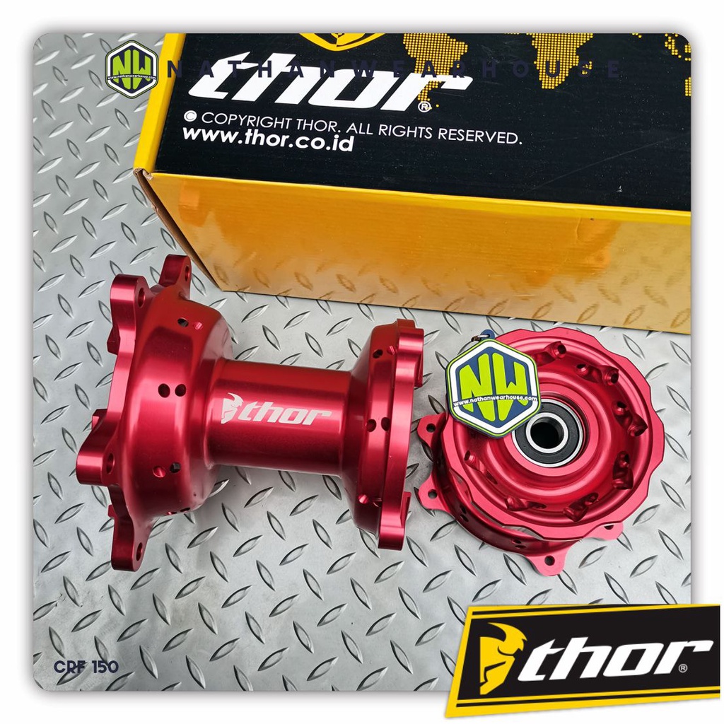 Tromol Set CRF 150 Depan Belakang CNC Forged 36H Thor