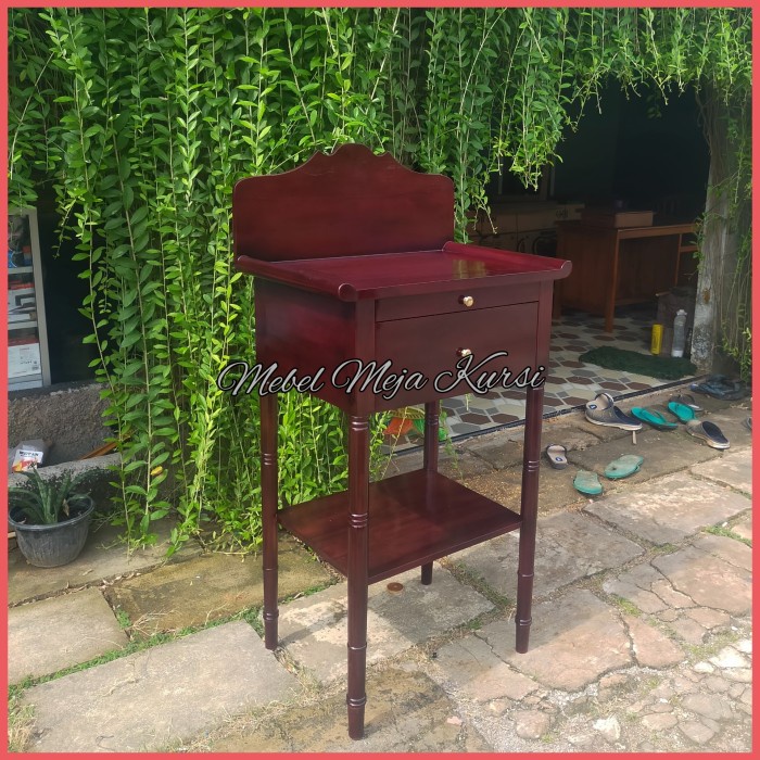 meja altar sembahyang kayu jati, meja sembahyang minimalis jati