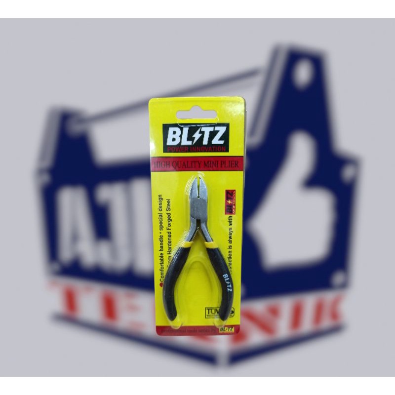 Tang mini 4.5&quot; Blitz tang kombinasi potong lancip murah bagus