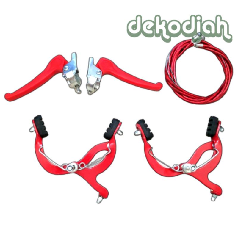 U BRAKE REM SEPEDA BMX / LIPAT / MINION UKURAN 16 - 20 KOMPLIT