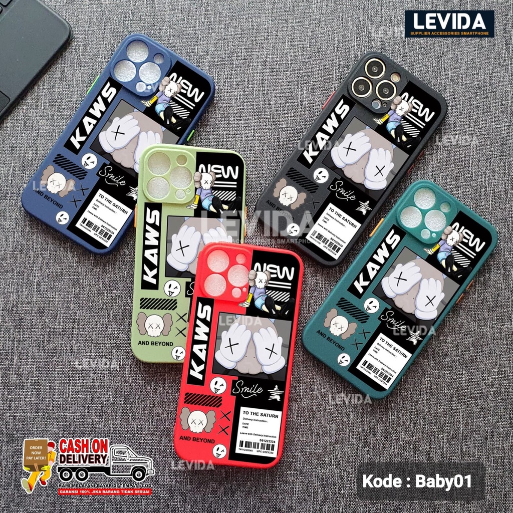 Case For  Samsung A72 Samsung J3 Pro Baby01 Softcase KAWS fashion Brand Tpu Macaron Kamera Protectio