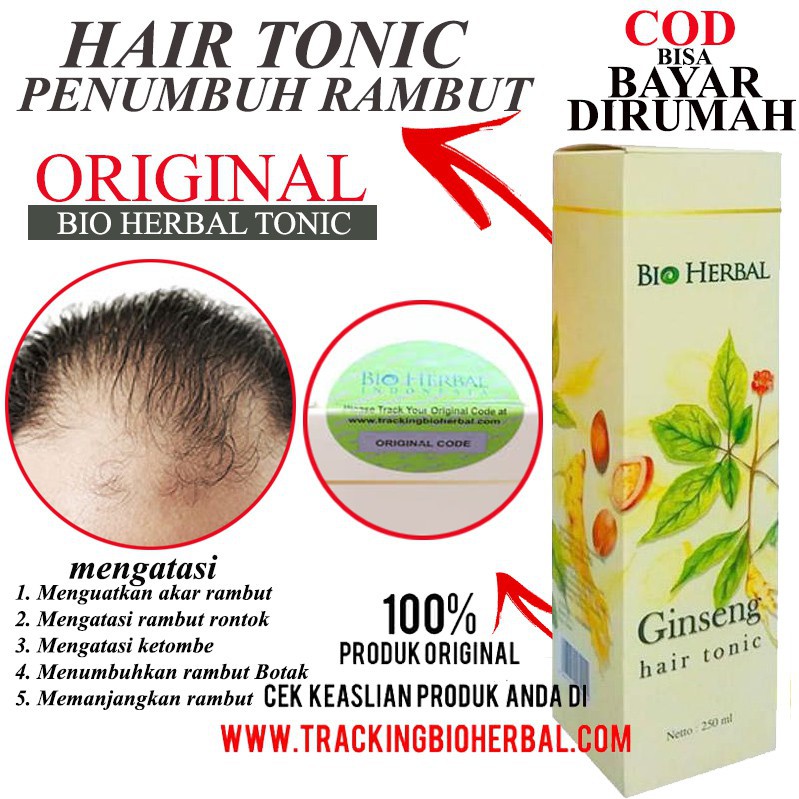 Takarai Tonic Penguat Rambut dengan Ginseng Asli BPOM Ampuh dalam 7 Hari