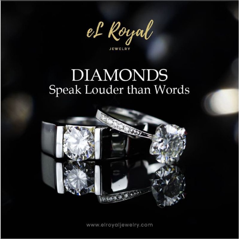 CINCIN COUPLE BERLIAN MOISSANITE ASLI MEWAH DAN ELEGAN CINCIN TUNANGAN CINCIN NIKAH