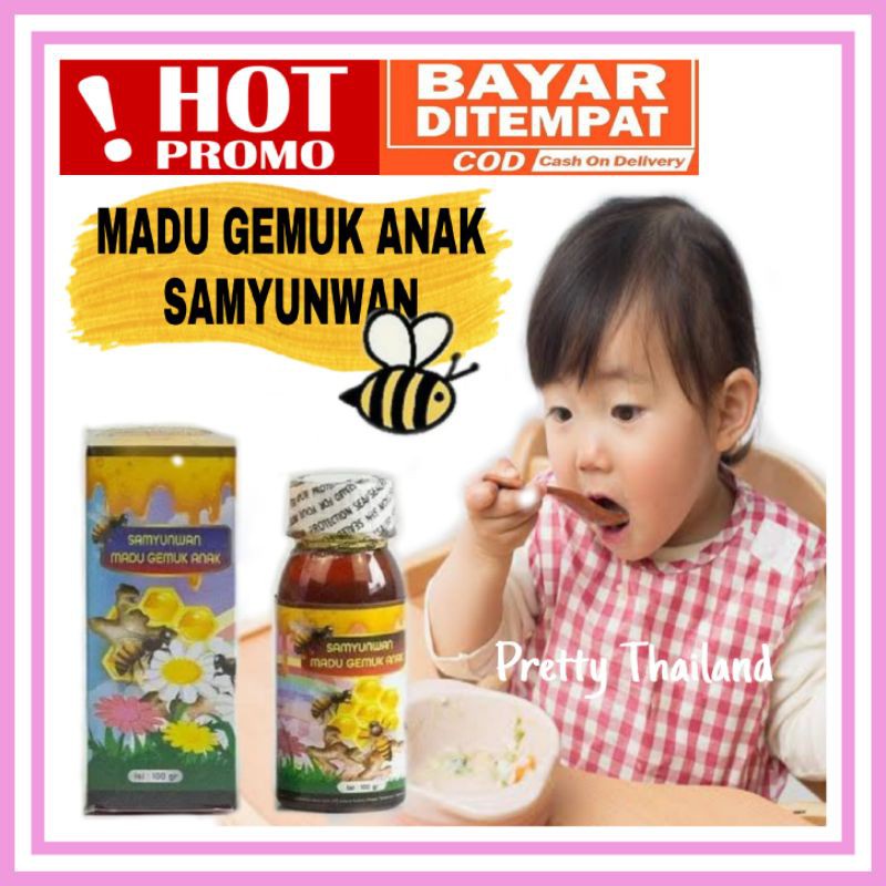 [ORI] Samyunwan Madu Gemuk Herbal Penambah Nafsu Makan Anak &amp; Membantu Penyerapan Gizi Menjaga Kesehatan Menjaga Anak Fit Sehat - BPOM