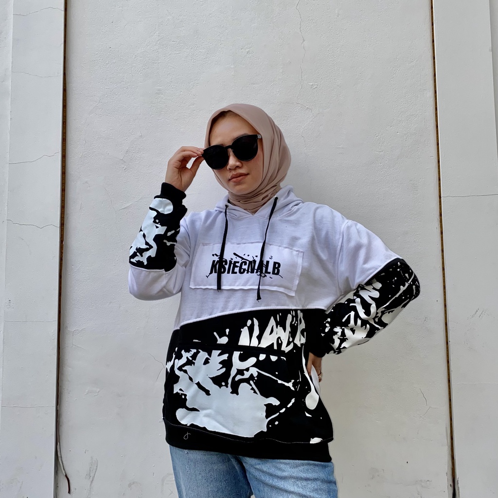 KSIECNABLE HOODIE HITAM-PUTIH || HOODIE KEREN || HOODIE KOMBINASI #KSI