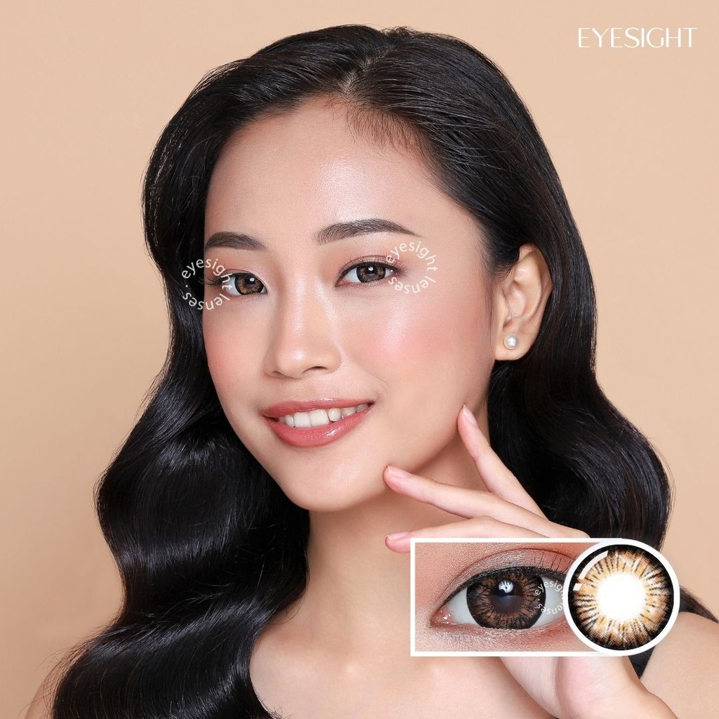 EYESIGHT - Softlens EOS V-Check Brown