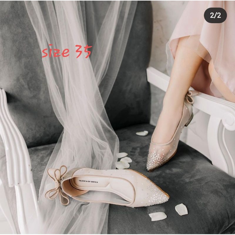 valencia by enrica rosetta flat nude size 35