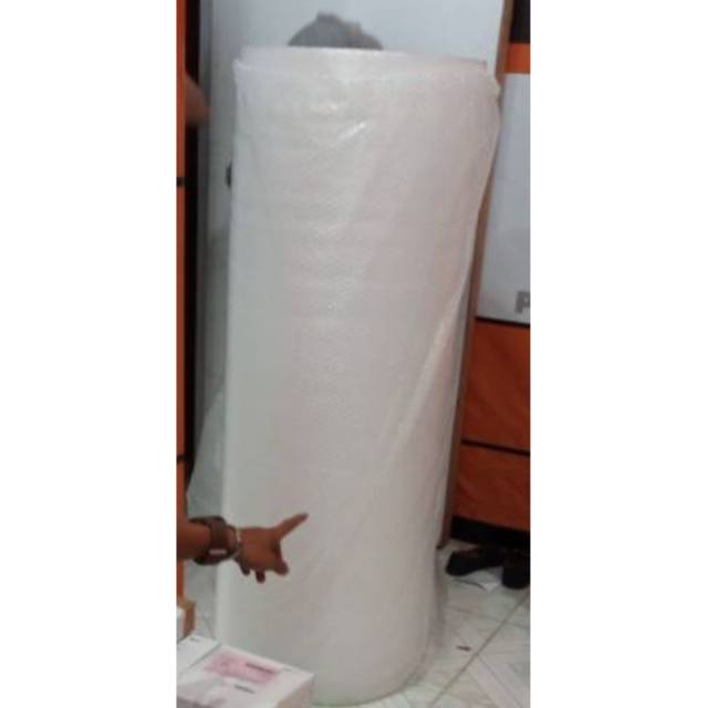 

Plastik pengaman packing buble gelembung udara Bubble Wrap Plastic Meteran 1,2 M x 1M meter 1 m