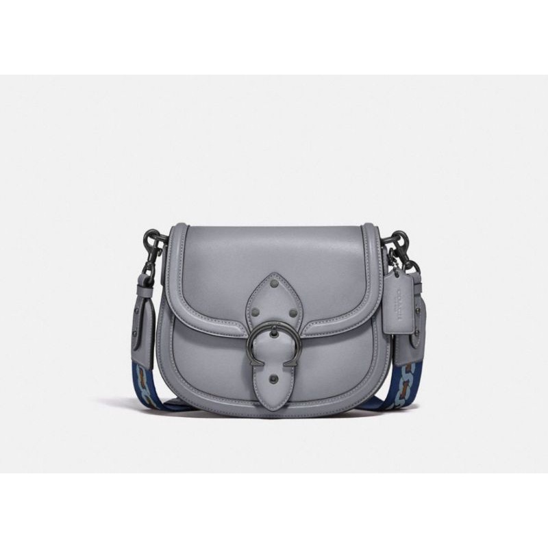 Coach Beat Saddle Bag Grey (C3738)