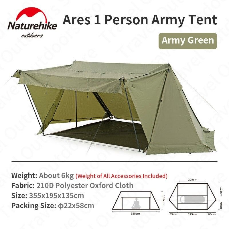 TENDA ARES NATUREHIKE NH21YW157/TENDA CAMPING 1P