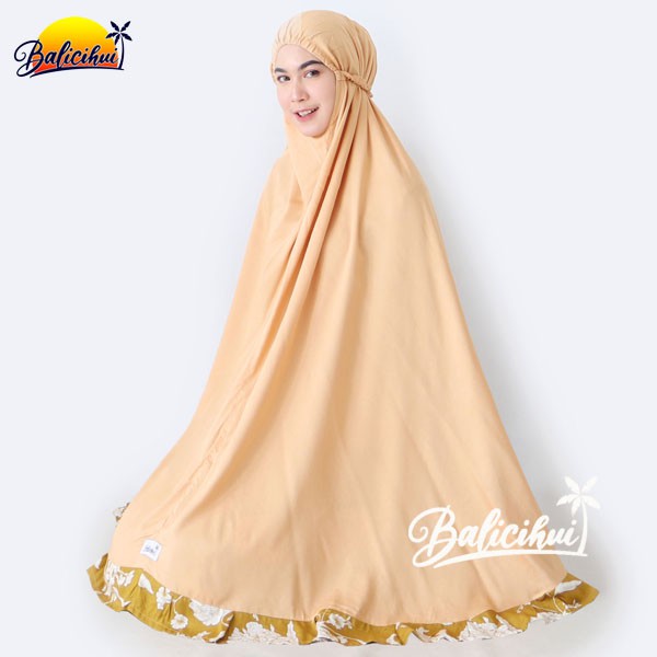 Balicihui Mukena Alina Mustard 1 Mukena Bali Dewasa by Balicihui