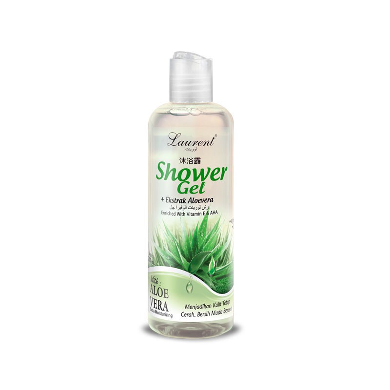 Laurent Shower Gel Aloe Vera Sabun Mandi Cair