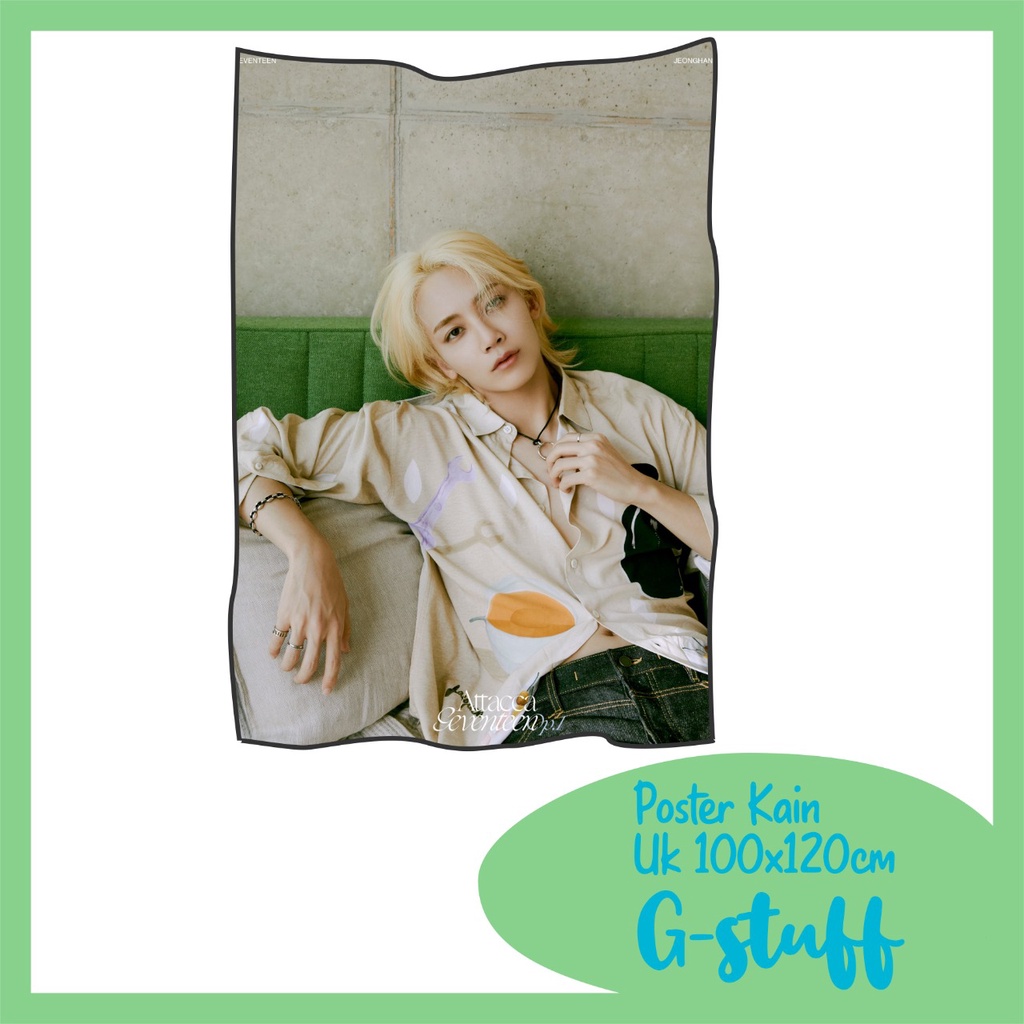 POSTER KAIN/TAPESTRY SEVENTEEN JEONGHAN ATTACCA