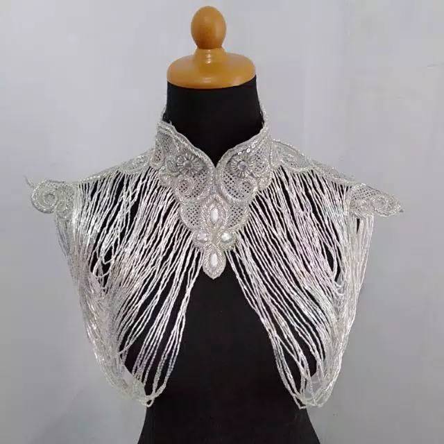 AKSESORIS PENGANTIN BOLERO COKER FULL PAYET / AKSESORIS GAUN PENGANTIN / HIASAN KEBAYA PENGANTIN