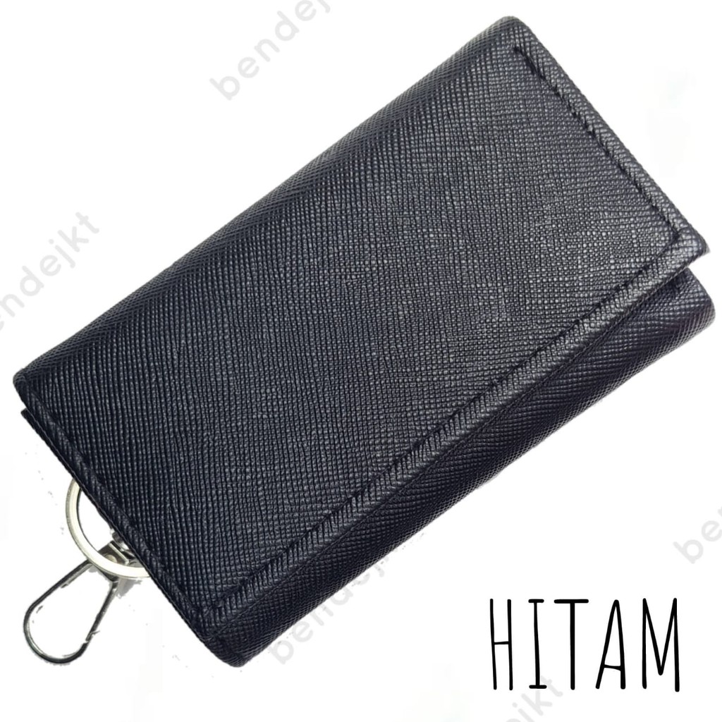 DOMPET KARTU ALL BLACK SERIES BENDE DAN UANG KERTAS PREMIUM WANITA IMPORT TEMPAT KARTU