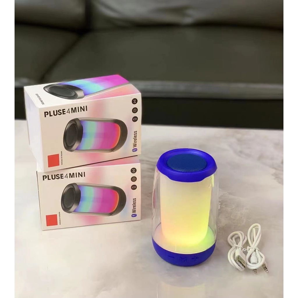 Speaker Bluetooh JBL PULSE 4 Mini Speaker Mini Speaker Bluetooh Mini JBL Pulse4 Mini Speaker Mini LED Speaker LED JBL Speaker Mini Super Bass JBL