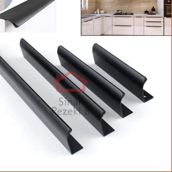 ▲ Tarikan 6603-320 BLACK Hitam Handle Laci Pintu Lemari Minimalis Dapur ❆