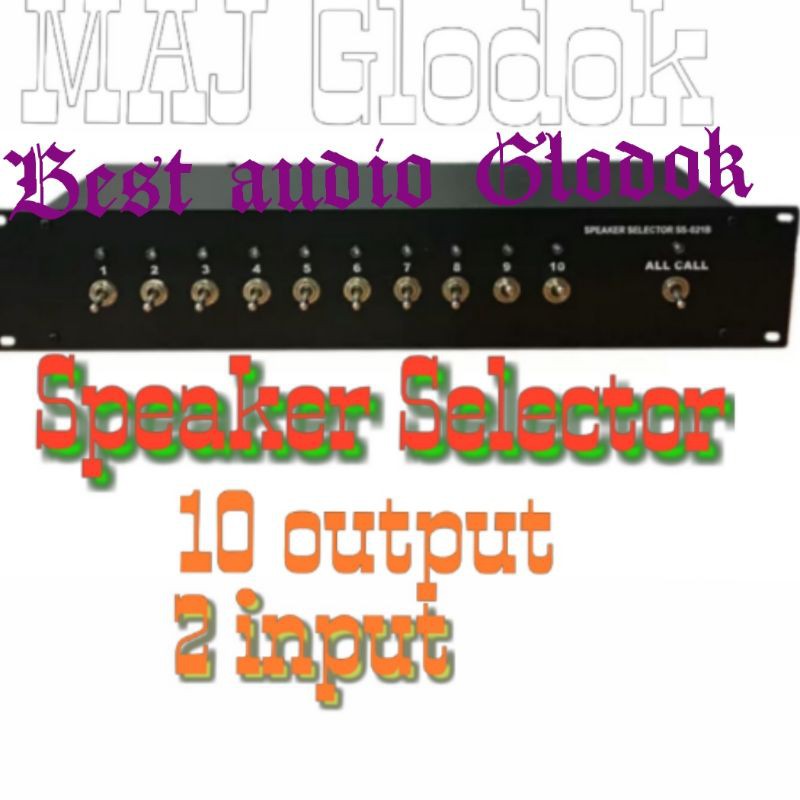 Speaker selector 10Ch