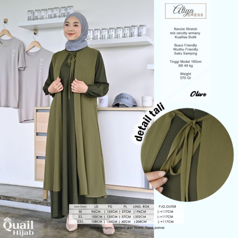 ATIYA DRESS BY ORI QUAIL HIJAB