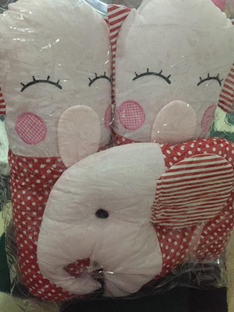 Darby Bantal Guling Set Karakter - Motif Elephant Polka