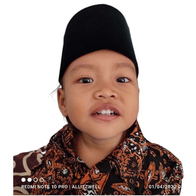 Peci Anak Bludru Ber Ac Super Polos Halus Tinggi 9cm