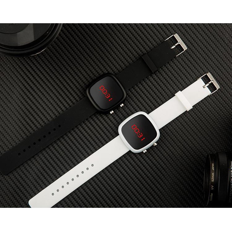 PA JAM TANGAN WANITA / PRIA DIGITAL RUBBER LED WATCH IMPORT GROSIR ORIGINAL HIGH QUALITY JF089