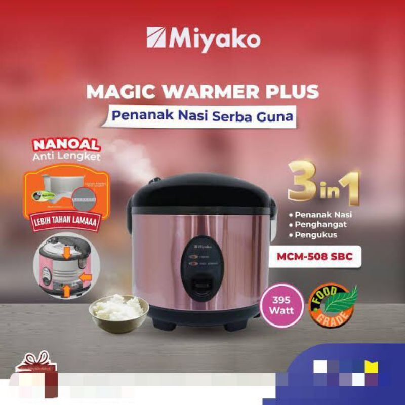 magic com Miyako 508 Nanoal 1.8L