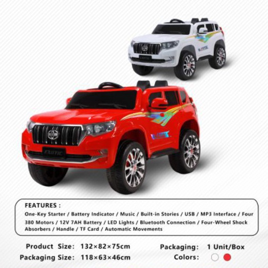 Mainan anak Mobil aki anak Toyota Prado (ADA Toko Surabaya)