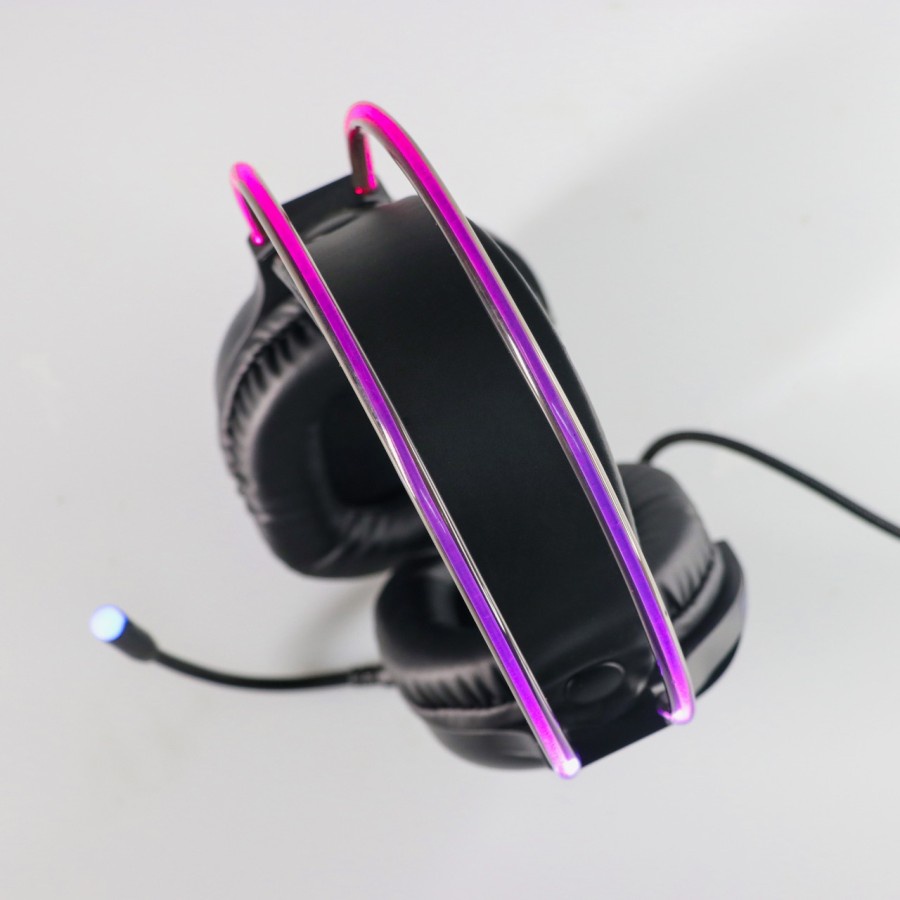 Headset Gaming Rexus F88 Dual Jack With RGB Headband