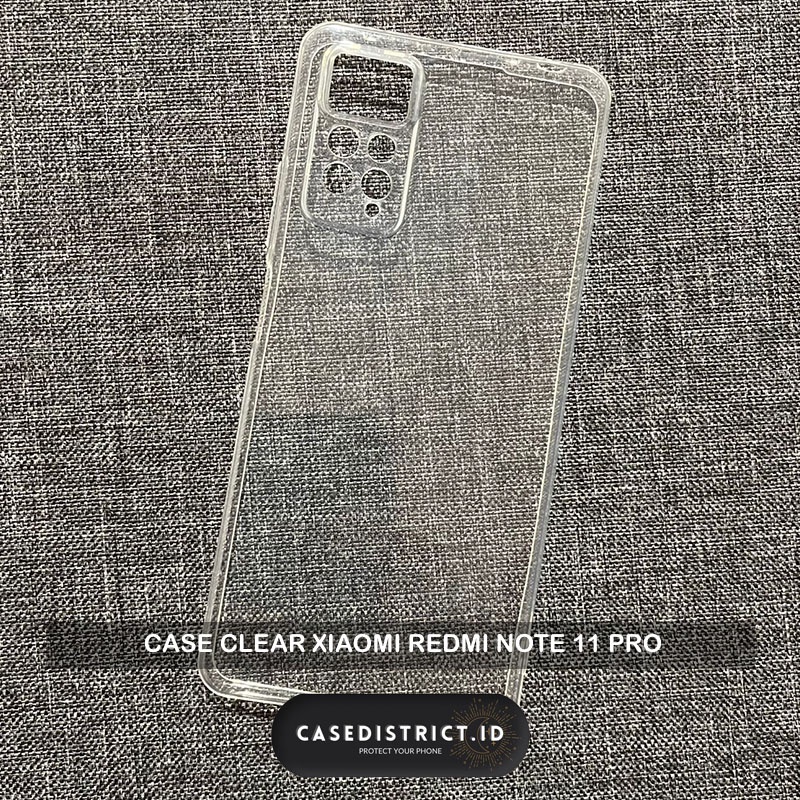 C/C- SOFTCASE CASING Case Clear Premium XIAOMI REDMI NOTE 11 PRO Casing Soft Bening Silicon Cover