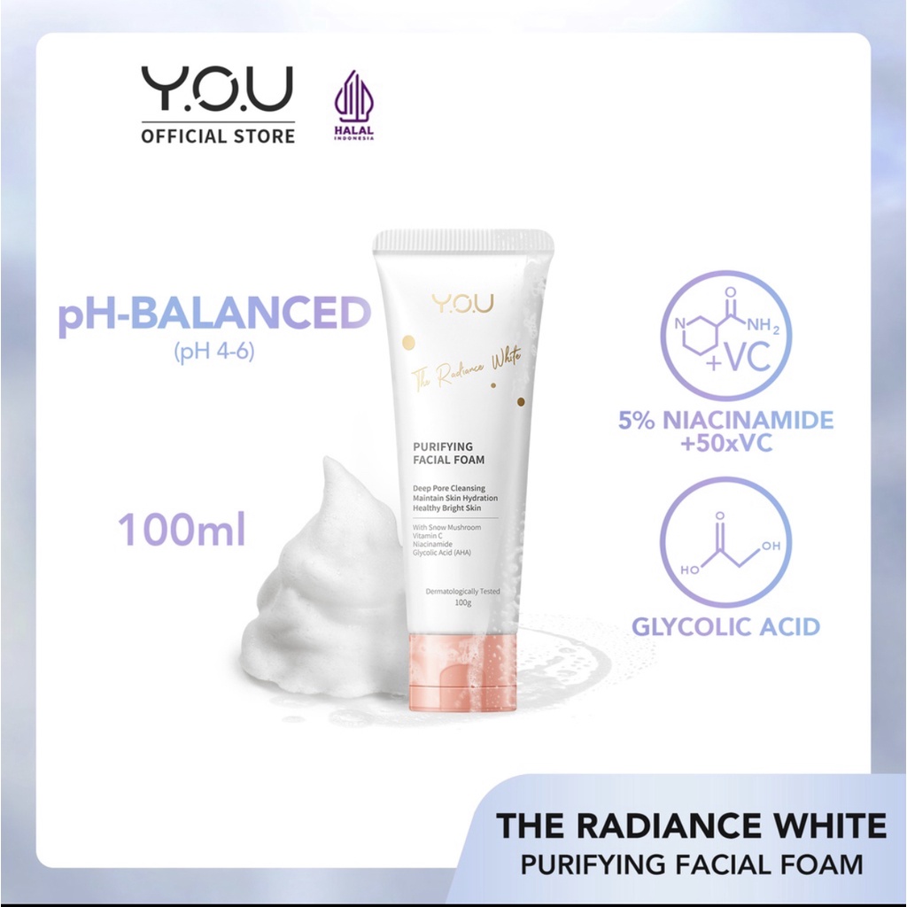 YOU The Radiance White Complete Bundle Paket Y.O.U