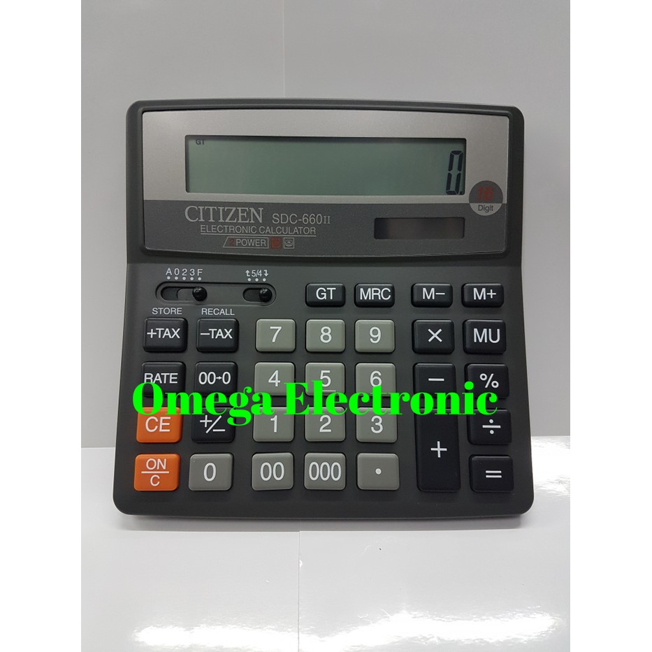 

Grosir ORIGINAL CITIZEN SDC-660ll Kalkulator Meja Desktop SDC 660 16 Digit Keren