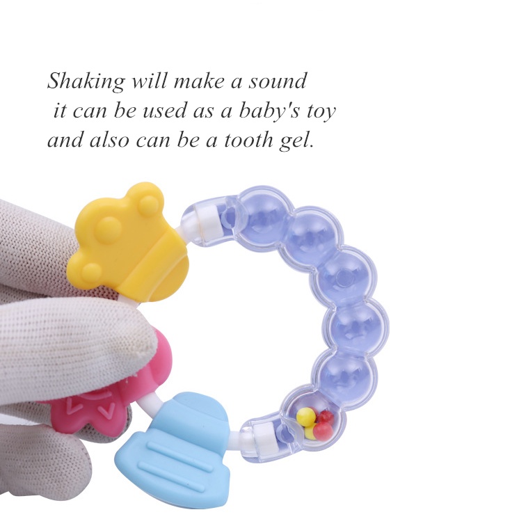 TEETHER BAYI MAINAN GIGITAN RATTLE GENGGAM BAYI | FADHILAH SHOP BJB