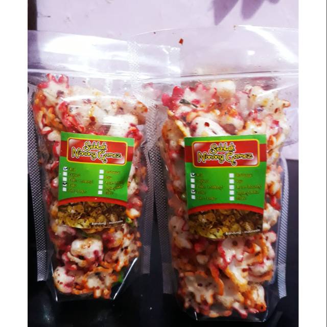 

Seblak bunga Ayam Bawang 100g