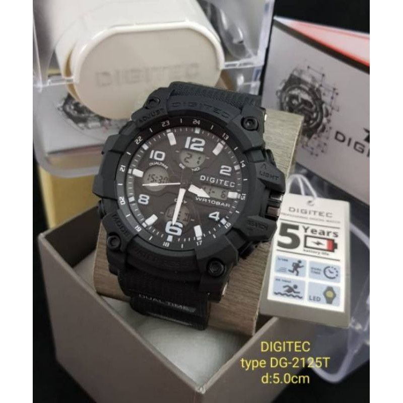 JAM TANGAN PRIA SPORTY KEREN DIGITEC 2126T ORIGINAL WATER RESIST BEST SELLER