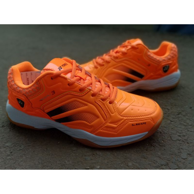 Sepatu Badminton Yonex Akayu 3-Bright/Orange/Yellow