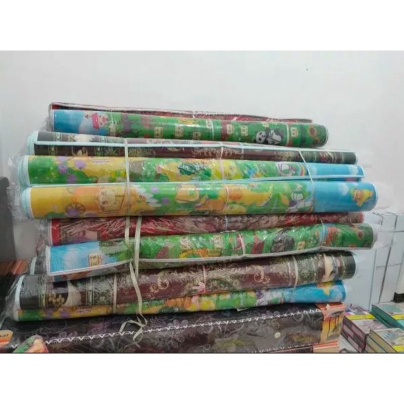 Karpet Spon karakter Motif Bolak Balik Tebal 6mm Ukuran 180x200.cm