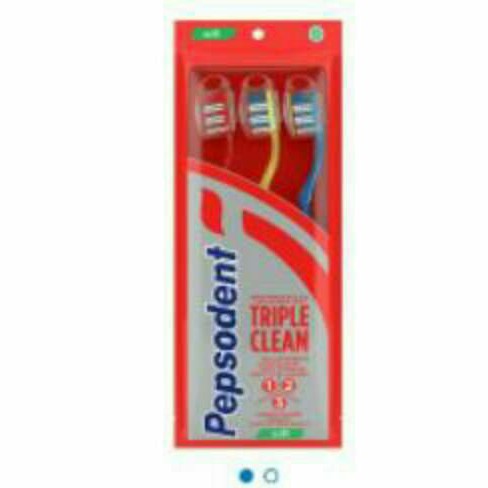 Pepsodent sikat gigi isi 3