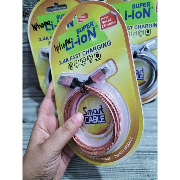 Kabel Data Super Li-ion Lightning (Metal Chrome)