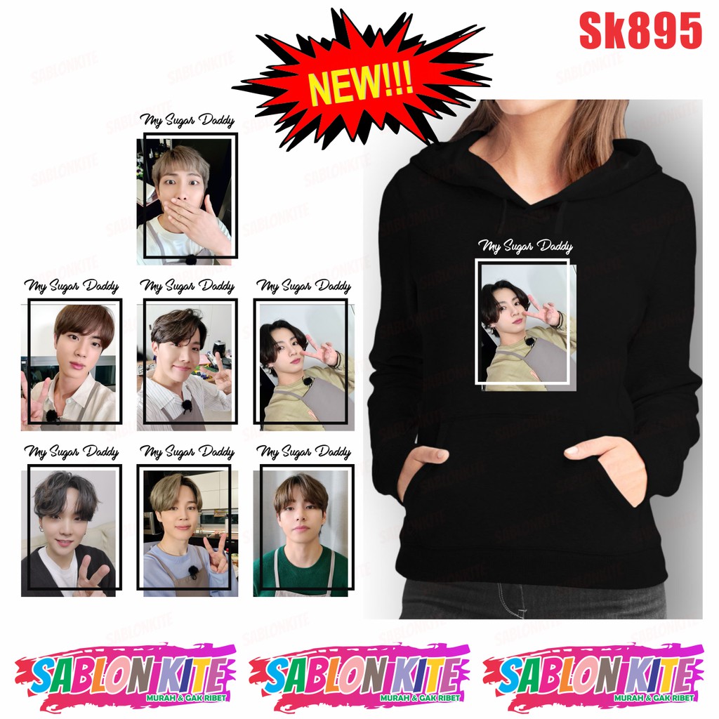 MURAH!!! HOODIE KPOP SUGAR DADDY SK895 JIMIN JUNGKOOK TAEHYUNG NAMJOON SUGA SEOKJIN JHOPE