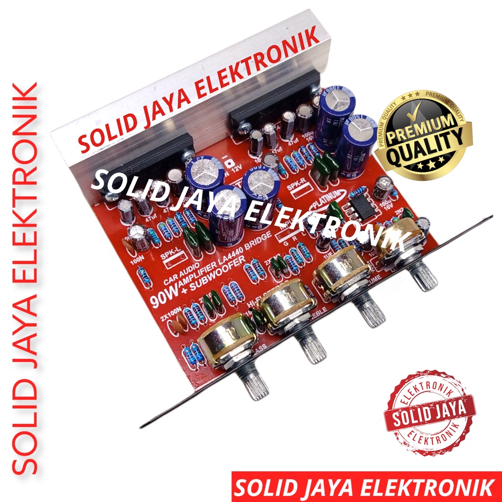KIT POWER SPEAKER AKTIF AMPLIFIER 12V DC LA4440 BTL 90W AKI ACCU MOBIL SUBWOOFER SUB ACTIVE STEREO AMPLIFIER SUB 12VDC 12V DC 12VOLT 12 V AKI ACCU LA 4440 MOBIL CAR ACTIVE BTL SYSTEM 12 VOLT V PLATINUM AUDIO ORI ORIGINAL ASLI