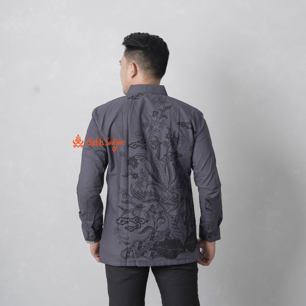 Atasan Kemeja Batik Pria Regular 1036