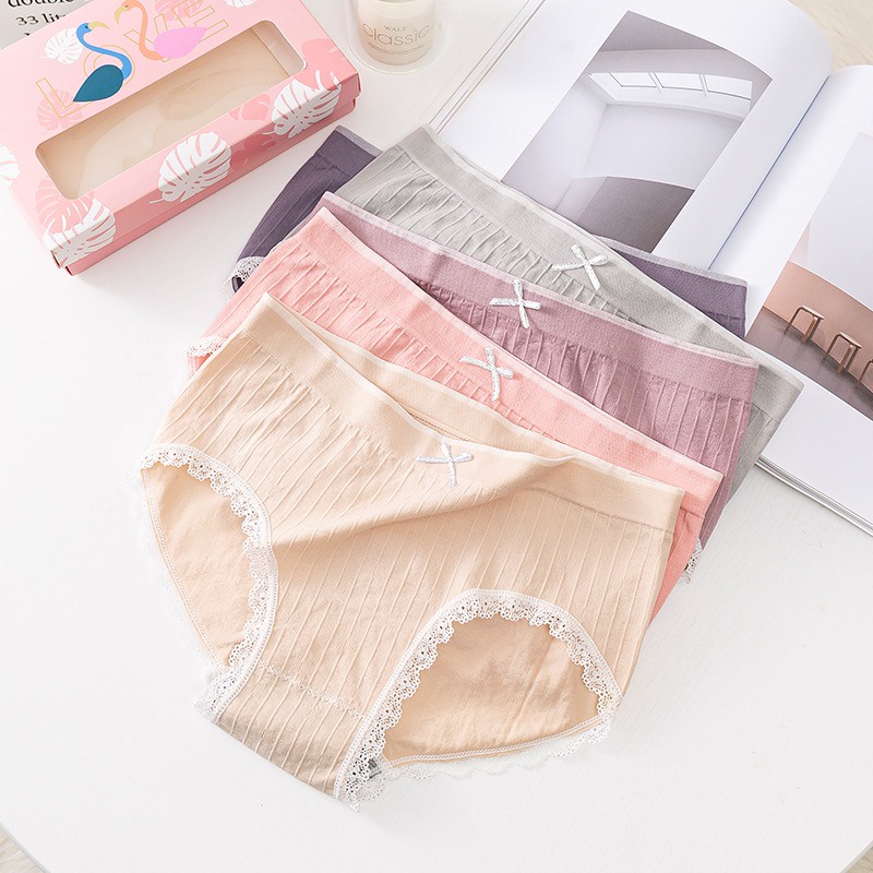 Celana dalam wanita cewek import korea pita lucu CD033 japan style ANTI BAKTERIA nyaman