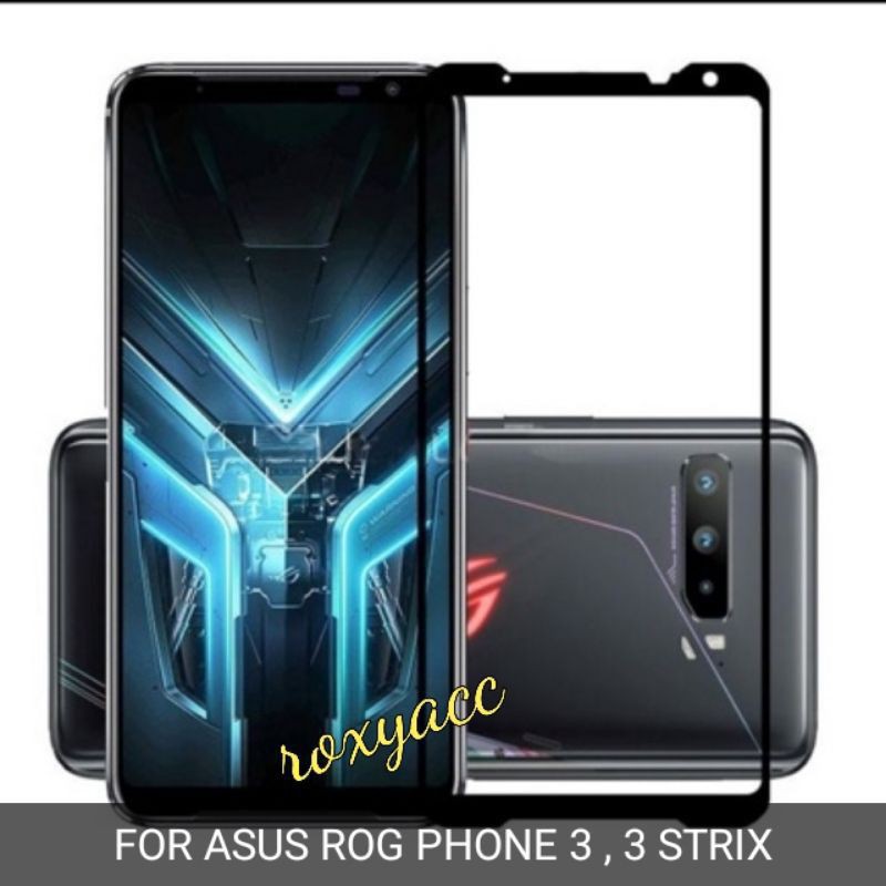 rog phone 3 tempered glass full cover Asus rog phone 3 Strix screen protector rog phone 3