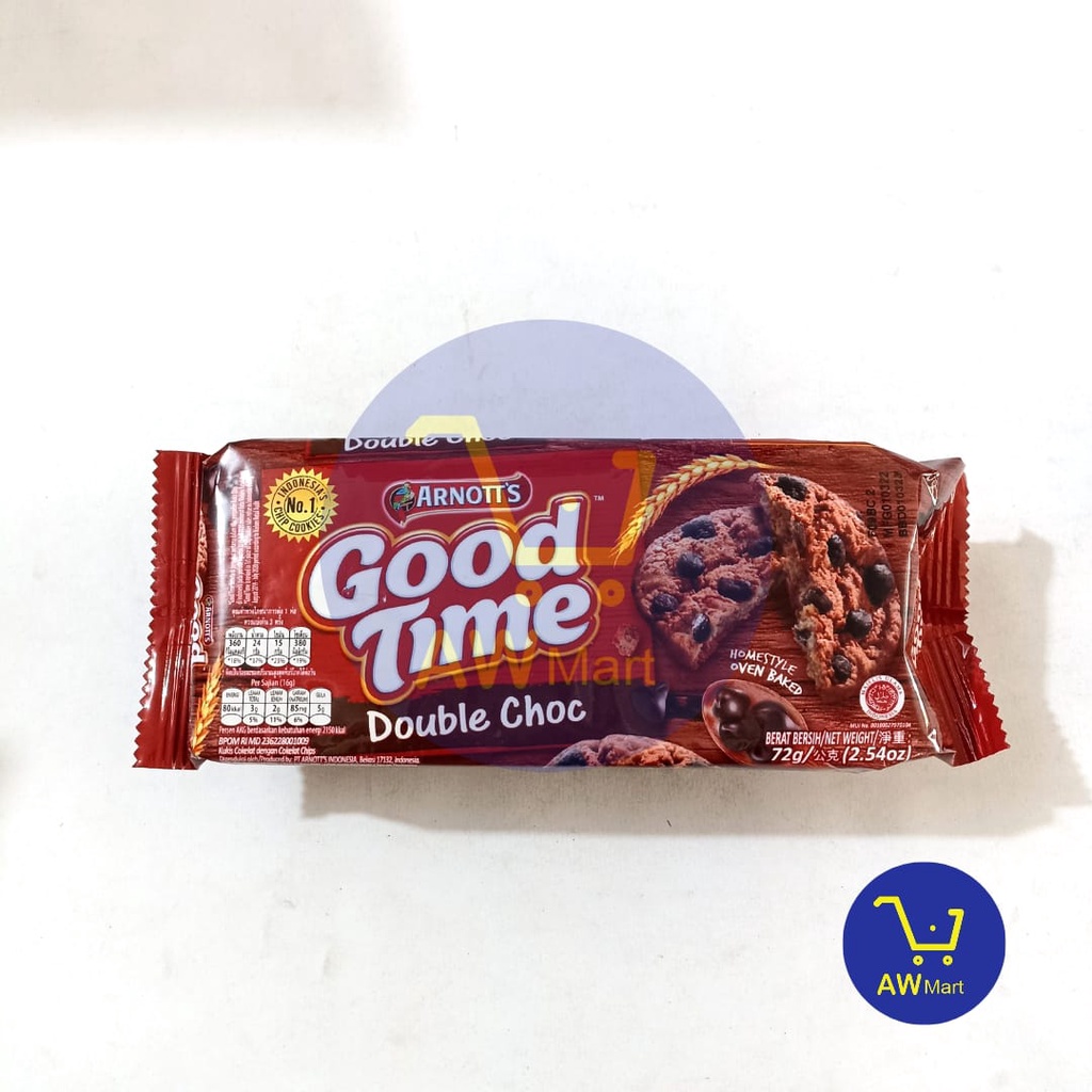 BISKUIT GOOD TIME ARNOTT'S 72 GRAM - INDONESIA'S NO. 1 CHIP COOKIES